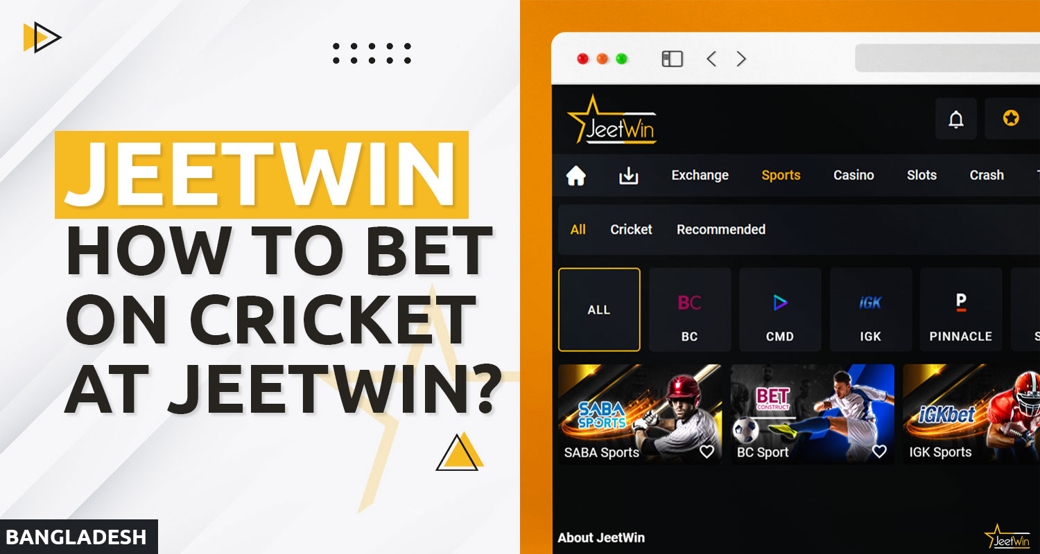 Step-by-step guide for online cricket betting on Jeetwin Bangladesh platform