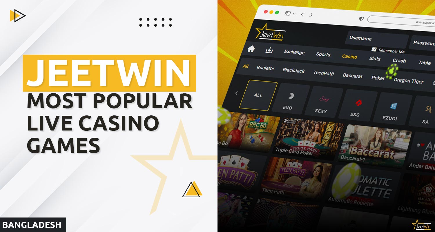 Detailed review of popular Live Casino games on the JeetWin platform