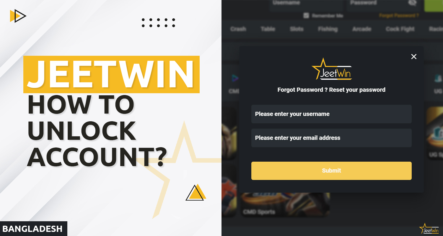 Jeetwin account access and password recovery