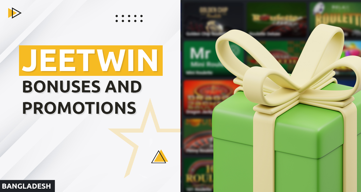 Bonuses and promotions available to Jeetwin online casino users 