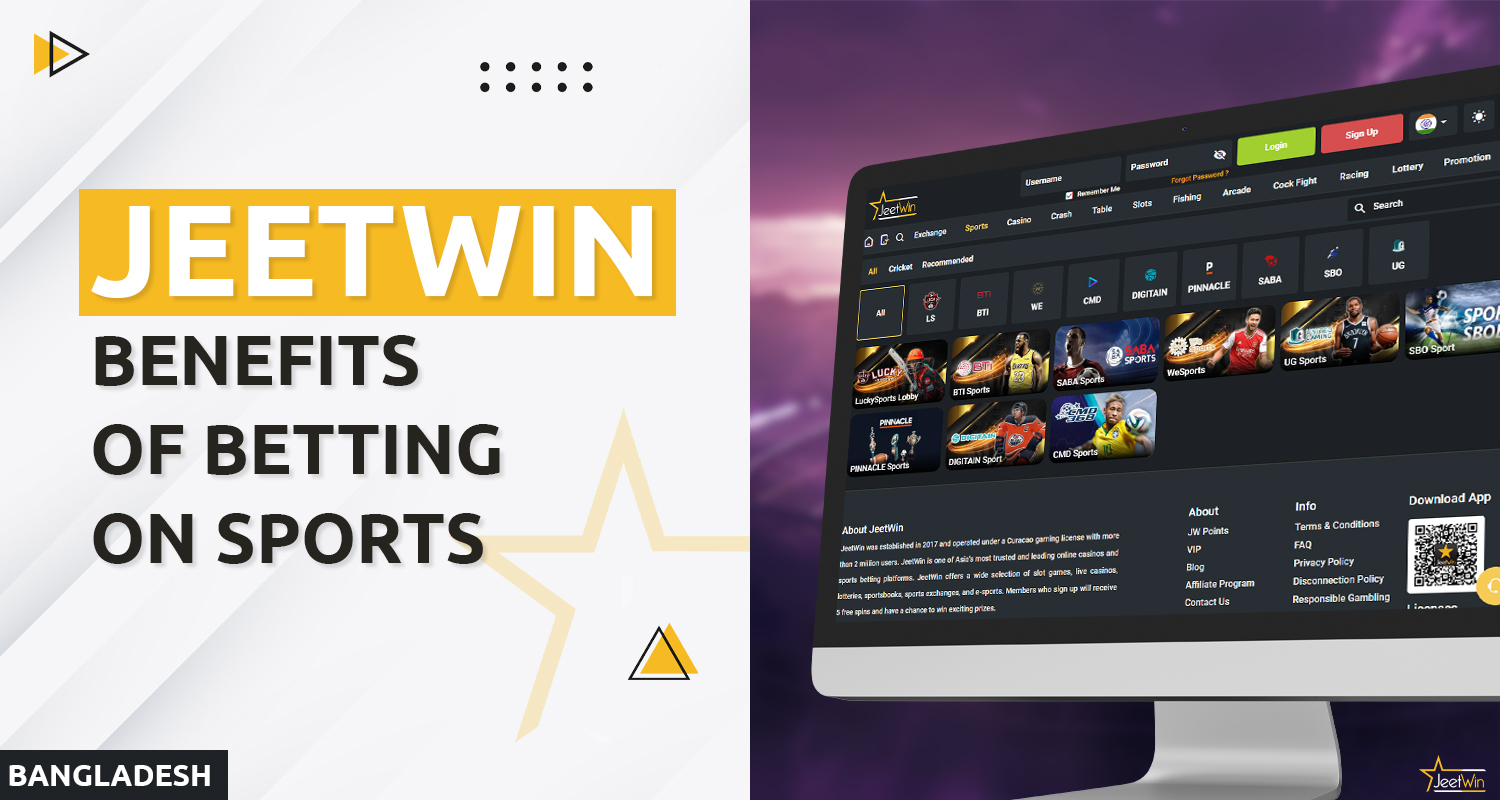 Advantages of betting on sports on the Jeetwin Bangladesh platform